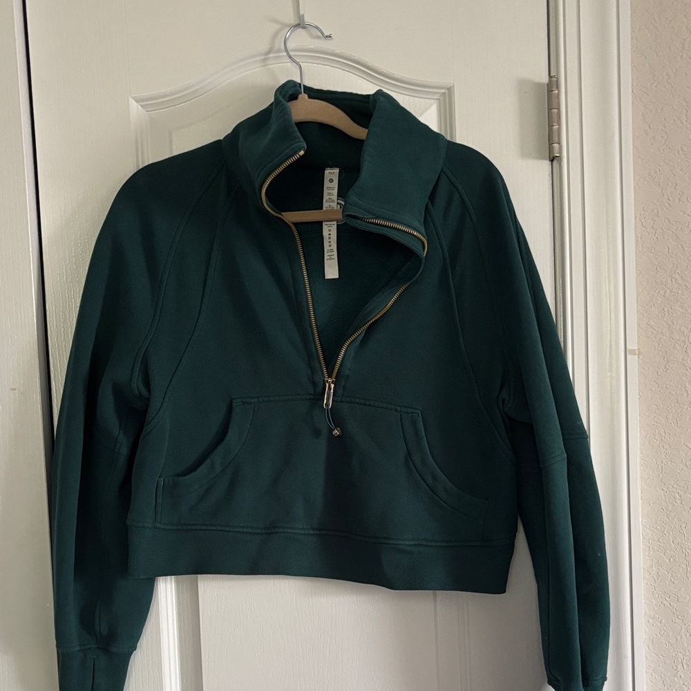 Lululemon Athletica Teal Half-Zip scuba